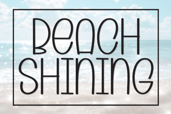 Beach Shining Font