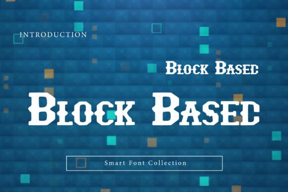 Block Based Font for Web Design