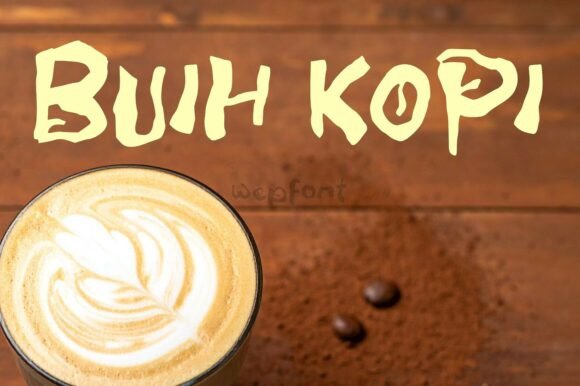 Buih Kopi Font
