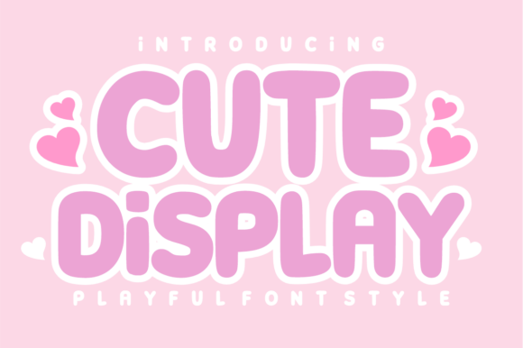 Cute Display Font for Creative Projects
