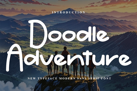 Doodle Adventure Font for Festive Branding