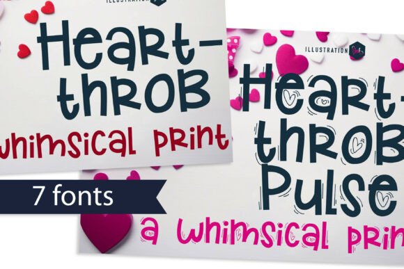Heart Throb Font for Creative Brands
