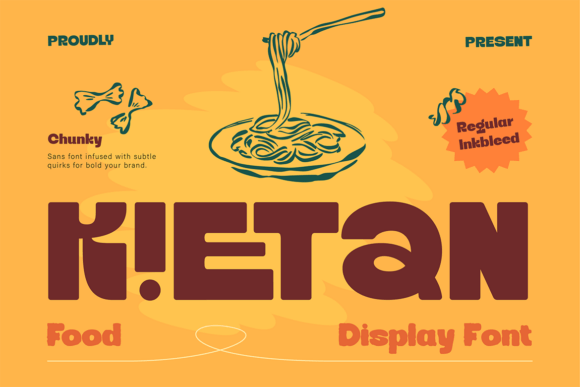 Kietan: A Bold Display Font for Creative Makers