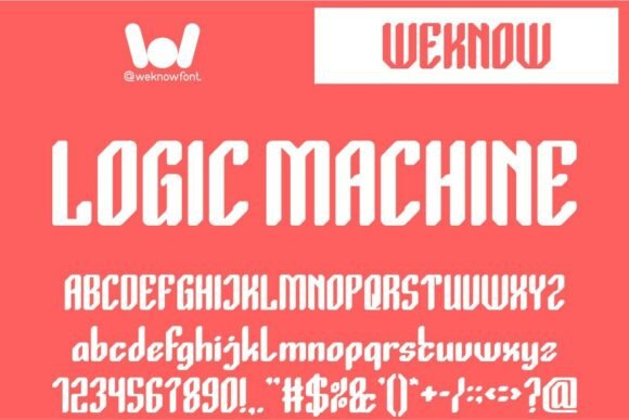 Logic Machine Font Review