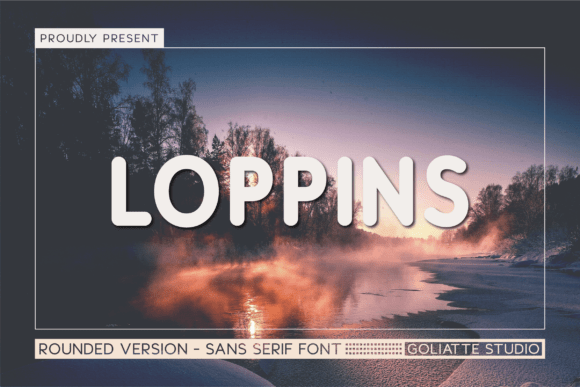Loppins: A Playful Display Font
