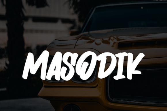 Masodik Font for Bold Creations