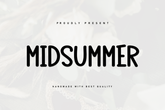 Midsummer Font for Web Design