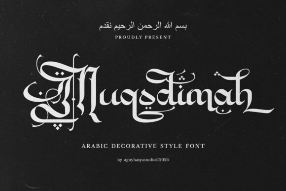 Muqodimah: A Bold Display Font for Heritage Branding