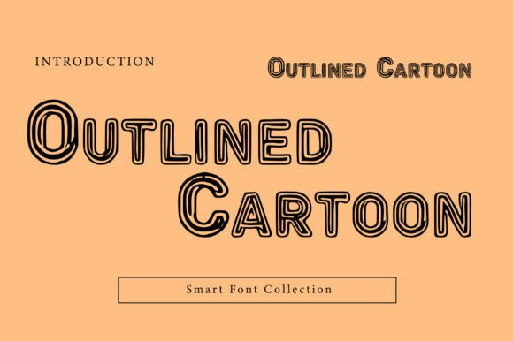 Outlined Cartoon Font for Bold Branding