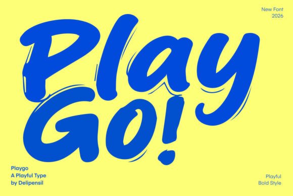 Play Go – Bold Display Font