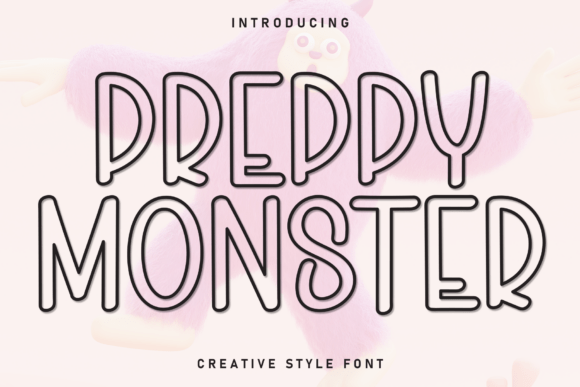Preppy Monster Font for Web Design
