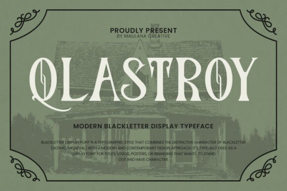 Qlastroy Modern Font