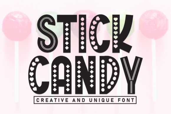 Stick Candy Font for Creative Projects