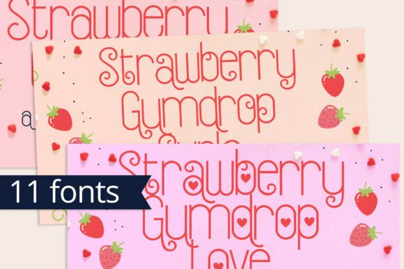 Strawberry Gumdrop Font