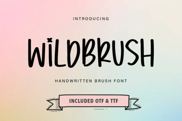 Wildbrush Font for Bold Design