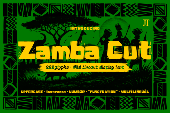 Zamba Cut Font: Bold, Wild, and Worthy
